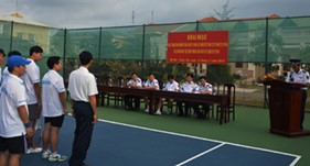 BTL Vùng CSB 3 khai mạc giải Tennis mở rộng năm 2014