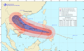 Công điện khẩn của Bộ trưởng Bộ Quốc phòng về triển khai ứng phó bão Haiyan