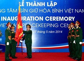 Thành lập Trung tâm Gìn giữ hòa bình Việt Nam