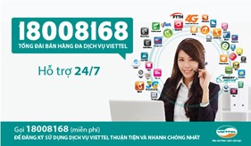 Viettel đưa vào hoạt động tổng đài bán hàng đa dịch vụ 18008168