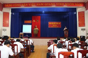 BTL Vùng CSB 2 thực hiện "Ngày pháp luật nước Cộng hòa xã hội chủ nghĩa Việt Nam"