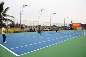 BTL Vùng Cảnh sát biển 1 khánh thành, bàn giao sân tennis và thi đấu giao hữu thể thao