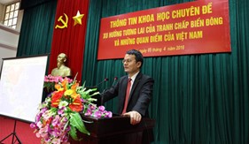 Ngành Khoa học quân sự Cảnh sát biển tổ chức Thông tin Khoa học chuyên đề Quý I năm 2016