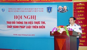 Trao đổi thông tin việc thực thi, chấp hành pháp luật trên biển