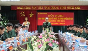 Triển khai tích cực, chủ động công tác khoa học kỹ thuật và công nghệ quân sự 