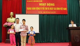 Hội Phụ nữ cơ sở cơ quan BTL Cảnh sát biển hưởng ứng “Tháng hành động vì trẻ em” và “Ngày gia đình Việt Nam”