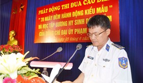 Phát động Thi đua cao điểm “70 ngày đêm hành động kiểu mẫu” và học tập gương hi sinh dũng cảm của Đại úy Phạm Văn Huy