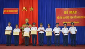 BTL Vùng Cảnh sát biển 2 tổ chức Hội thi Báo cáo viên giỏi năm 2015