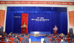 BTL Vùng CSB 1 khai mạc Lớp tập huấn nghiệp vụ công tác quần chúng