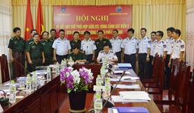 BTL Vùng Cảnh sát biển 2 ký kết quy chế phối hợp hoạt động với Bộ chỉ huy Bộ đội Biên phòng Tp. Đà Nẵng và Trung tâm Phối hợp tìm kiếm, Cứu nạn hàng hải khu vực II