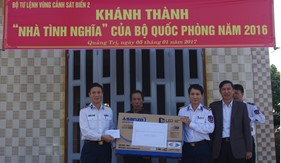 BTL Vùng Cảnh sát biển 2 khánh thành và bàn giao“Nhà tình nghĩa”