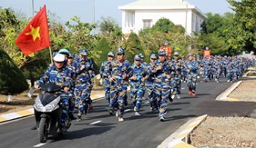 Lực lượng Cảnh sát biển sôi nổi hưởng ứng Ngày chạy thể thao CISM năm 2017