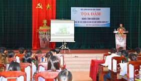 Tọa đàm "Nghĩa tình quân dân chung tay xây dựng và bảo vệ quê hương"