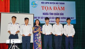 BTL Vùng Cảnh sát biển 2 tọa đàm "Nghĩa tình quân dân chung tay xây dựng và bảo vệ quê hương"