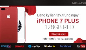 Đăng ký liền tay, trúng ngay Iphone7