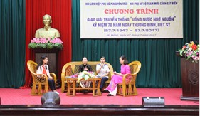 Giao lưu truyền thống “Uống nước nhớ nguồn”