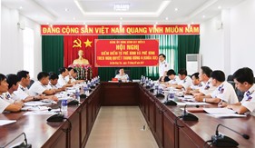 Phát huy vai trò tiền phong, gương mẫu của đảng viên  gắn với thực hiện Nghị quyết Trung ương 4 (Khóa XII)  trong Đảng bộ Cảnh sát biển