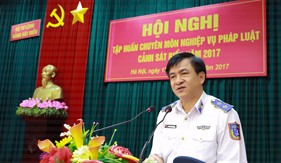 Tập huấn chuyên môn, nghiệp vụ pháp luật Cảnh sát biển năm 2017