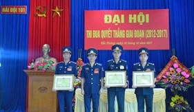 Đại hội thi đua Quyết thắng Hải đội 101 giai đoạn 2012-2017 