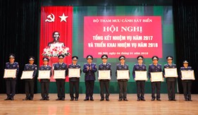 Bộ Tham mưu Cảnh sát biển: Tổng kết nhiệm vụ năm 2017, triển khai nhiệm vụ năm 2018