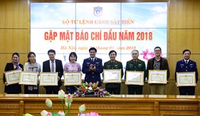 BTL Cảnh sát biển: Gặp mặt báo chí đầu năm 2018