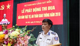 Bộ Tham mưu Cảnh sát biển phát động thi đua “Bảo đảm trật tự an toàn giao thông năm 2018”