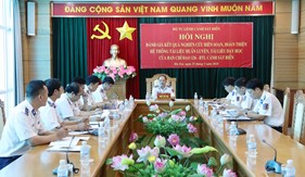 Hoàn thiện hệ thống tài liệu huấn luyện và dạy học trong toàn Lực lượng Cảnh sát biển