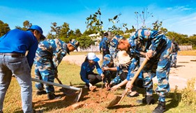 Tuổi trẻ BTL Vùng Cảnh sát biển 2 tích cực hưởng ứng, tham gia các hoạt động Thanh niên tình nguyện Hè năm 2018