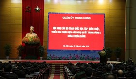 Hội nghị cán bộ toàn quốc học tập, quán triệt, triển khai thực hiện các nghị quyết Hội nghị Trung ương 7 khóa XII