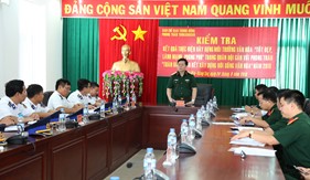 Kiểm tra việc thực hiện Phong trào Toàn dân đoàn kết xây dựng đời sống văn hóa tại Bộ Tư lệnh Vùng Cảnh sát biển 3