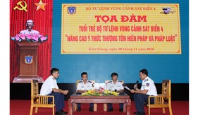 BTL Vùng Cảnh sát biển 4 hưởng ứng “Ngày Pháp luật”, nâng cao ý thức thượng tôn Hiến pháp và Pháp luật