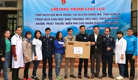 Đoàn cơ sở Bộ Tham mưu phối hợp tổ chức "Tình nguyện mùa đông 2018" tại Sơn La