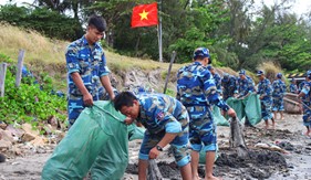 Tuổi trẻ Bộ Tư lệnh Vùng Cảnh sát biển 4 xung kích hưởng ứng Tháng Thanh niên