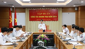 Bộ Tư lệnh Cảnh sát biển tập huấn công tác doanh trại 2019