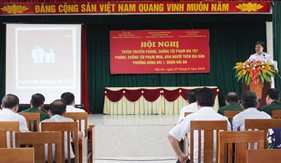 Bộ Tư lệnh Vùng Cảnh sát biển 1 phối hợp tuyên truyền phòng, chống ma túy tại các địa bàn thành phố Hải Phòng