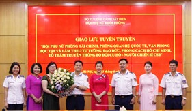 Hội phụ nữ Phòng Tài chính, Văn phòng, Quan hệ Quốc tế tổ chức giao lưu tuyên truyền viên năm 2019