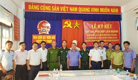 Bộ Tư lệnh Vùng Cảnh sát biển 2 ký kết Quy chế phối hợp liên ngành