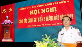 Bộ Tư lệnh Vùng Cảnh sát biển 4 hoàn thành tốt nhiệm vụ Cảnh sát biển 6 tháng đầu năm