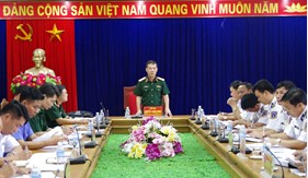 Đoàn khảo sát Bộ Quốc phòng làm việc với các đơn vị Cảnh sát biển tại Hải Phòng