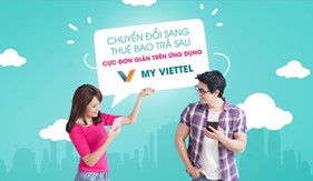 Viettel phục vụ khách hàng chuyển sang thuê bao trả sau ngay tại nhà