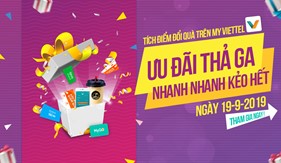 Ngày 19/09: Viettel dành tặng ngàn voucher Viettel++ cho khách hàng