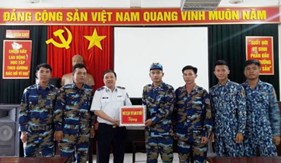 Phó Tư lệnh - Tham mưu trưởng Cảnh sát biển động viên các đội tuyển tham dự Hội thao Thể dục thể thao Quốc phòng năm 2019