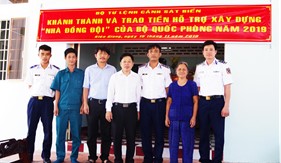 Đoàn Đặc nhiệm PCTP ma túy số 4 khánh thành và bàn giao “Nhà đồng đội” 