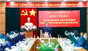 Hội thảo Thông tư quy định về màu sắc, cờ hiệu và dấu hiệu nhận biết trên các bộ phận của từng loại máy bay Cảnh sát biển Việt Nam