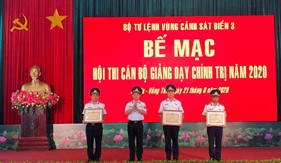  Bộ Tư lệnh Vùng Cảnh sát biển 3 tổ chức thành công Hội thi cán bộ giảng dạy chính trị giỏi năm 2020