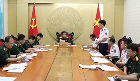 Thượng tướng Lê Chiêm kiểm tra công tác thi hành pháp luật về xử lý vi phạm hành chính đối với Bộ Tư lệnh Cảnh sát biển