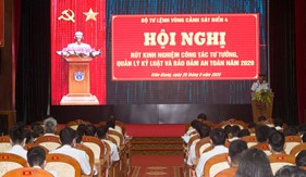 Bộ Tư lệnh Vùng Cảnh sát biển 4 tổ chức Hội nghị rút kinh nghiệm công tác tư tưởng, quản lý bộ đội và bảo đảm an toàn