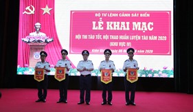 Khai mạc Hội thi Tàu tốt, Hội thao Huấn luyện tàu cấp Bộ Tư lệnh Cảnh sát  biển khu vực IV năm 2020