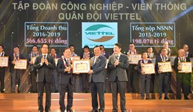 Viettel được vinh danh là một trong những doanh nghiệp nộp thuế lớn nhất trong 30 năm