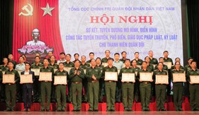 Hội nghị sơ kết, tuyên dương mô hình, điển hình công tác tuyên truyền, phổ biến, giáo dục pháp luật, kỷ luật cho Thanh niên Quân đội